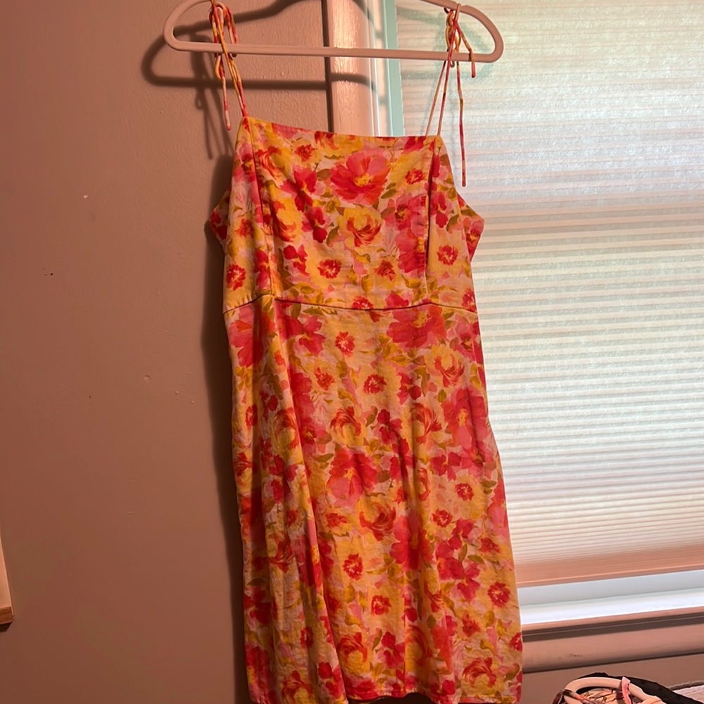 Summer floral dress